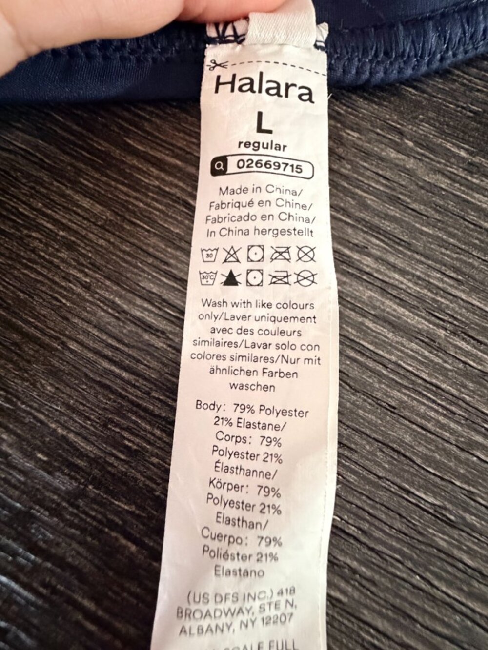 Halara DayStretch High Waisted Pockets Straight Leg Casual Pants Large #A3237 - Picture 9 of 10